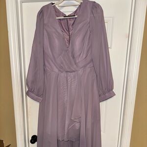 Elegant Lavender Women's Dress